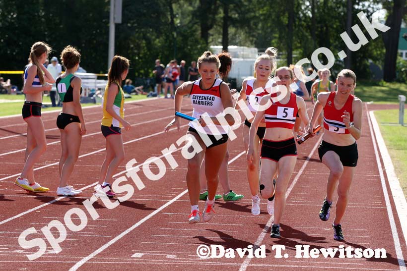 Womens 4 x 400 metres relay, North of England Division 2E, Morpeth.